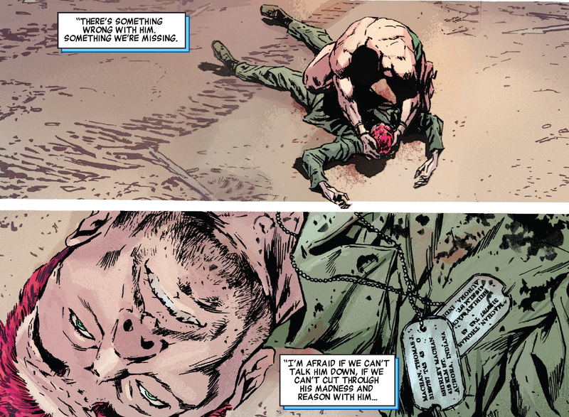 Steve concurs with Bucky that something is seriously wrong with Namor.